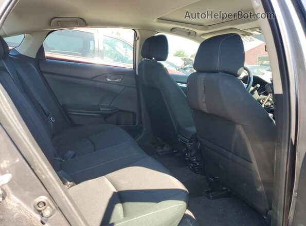 2HGFC2F70KH040788 2019 HONDA CIVIC Gray Հետևի նստատեղերի տեսք