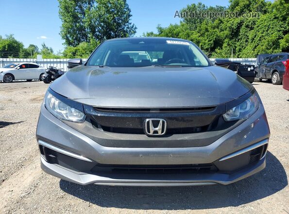 2HGFC2F70KH040788 2019 HONDA CIVIC Gray Դիմացի տեսք