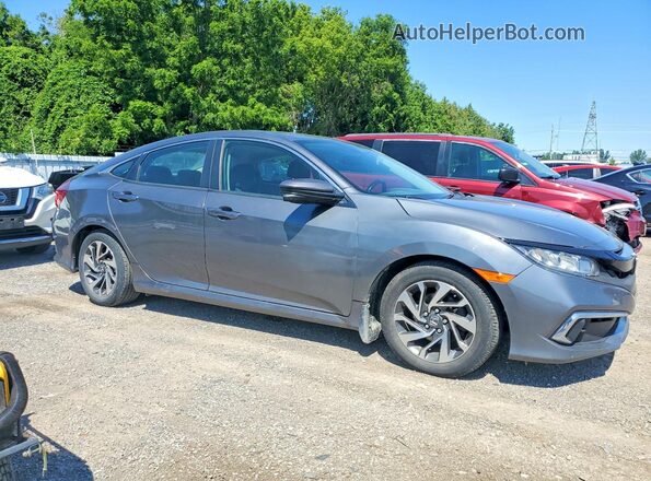 2HGFC2F70KH040788 2019 HONDA CIVIC Gray Առջևի աջ