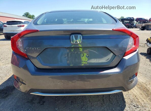 2HGFC2F70KH040788 2019 HONDA CIVIC Gray Հետևի տեսք