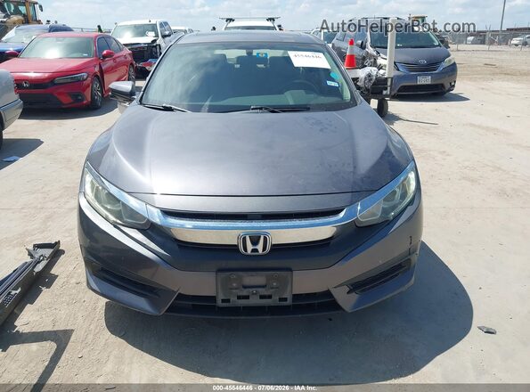 2HGFC2F71GH515100 2016 HONDA CIVIC Gray Rear interior view