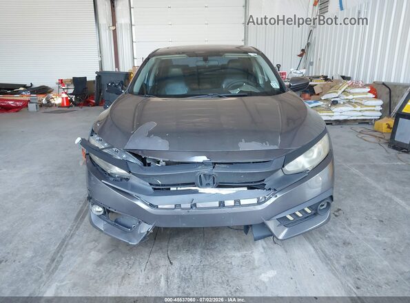 2HGFC2F71GH526453 2016 HONDA CIVIC Gray Սարքավորումների վահանակի տեսք