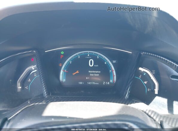 2HGFC2F71GH537131 2016 HONDA CIVIC Белый Вид задних сидений