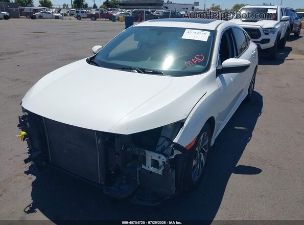 2HGFC2F71GH537131 2016 HONDA CIVIC Белый Передняя левая четверть