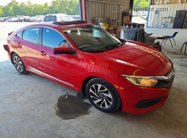2HGFC2F71GH543480 2016 HONDA CIVIC Red Front right