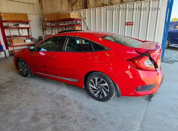 2HGFC2F71GH543480 2016 HONDA CIVIC Red Rear left