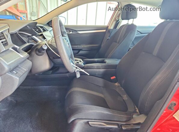 2HGFC2F71GH543480 2016 HONDA CIVIC Red Front interior view