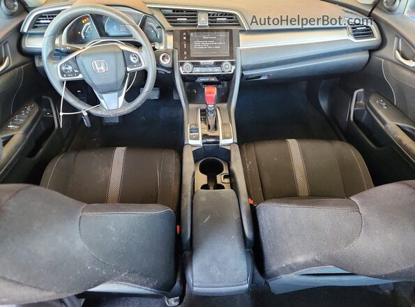 2HGFC2F71GH543480 2016 HONDA CIVIC Red Dashboard view