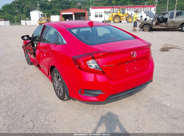 2HGFC2F71HH502770 2017 HONDA CIVIC Красный Задняя левая четверть