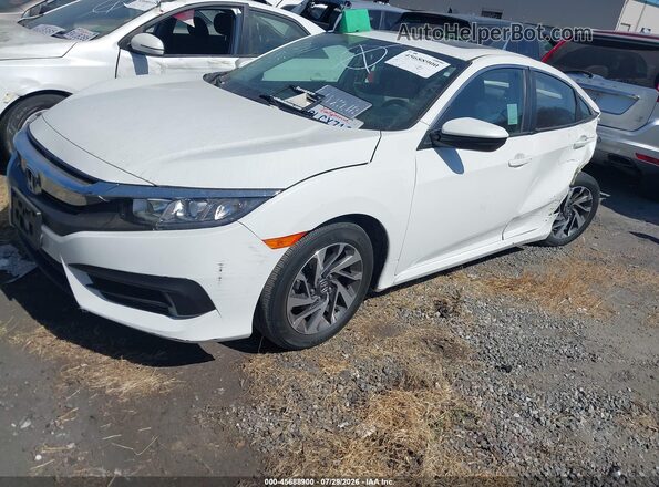 2HGFC2F71HH512084 2017 HONDA CIVIC White Առջևի ձախ երեք քառորդ տեսարան