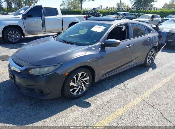 2HGFC2F71HH515440 2017 HONDA CIVIC Gray Front left