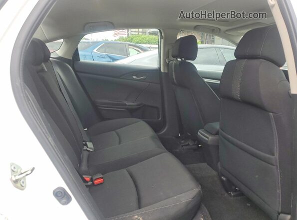 2HGFC2F71HH518399 2017 HONDA CIVIC White Widok tylnych siedzeń