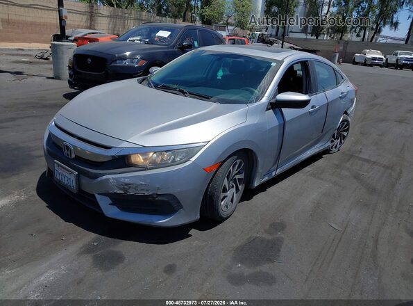 2HGFC2F71HH532741 2017 HONDA CIVIC Silver Front left