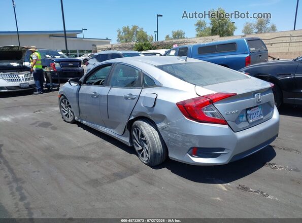 2HGFC2F71HH532741 2017 HONDA CIVIC Silver Rear left