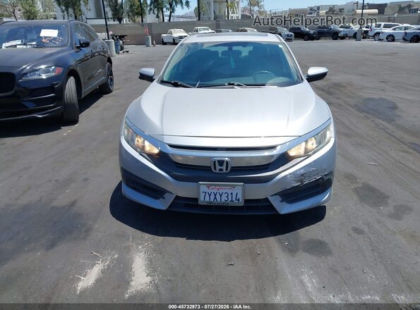 2HGFC2F71HH532741 2017 HONDA CIVIC Silver Instrument cluster view