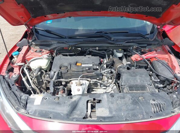 2HGFC2F71HH570051 2017 HONDA CIVIC Red Widok z tyłu