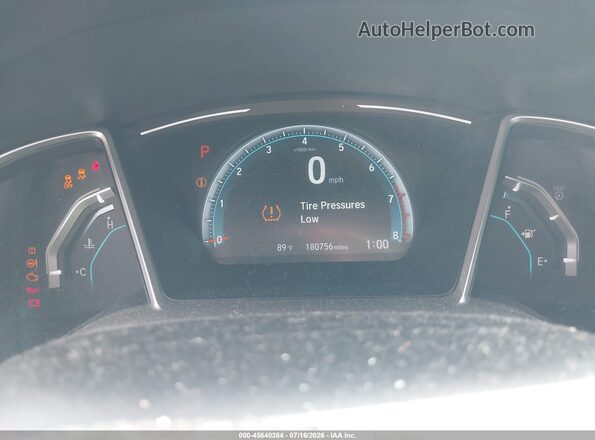 2HGFC2F71HH570051 2017 HONDA CIVIC Red Widok tylnych siedzeń
