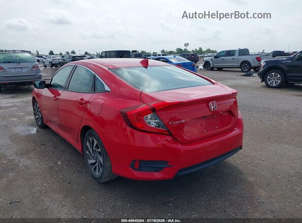 2HGFC2F71HH570051 2017 HONDA CIVIC Red Tył lewy