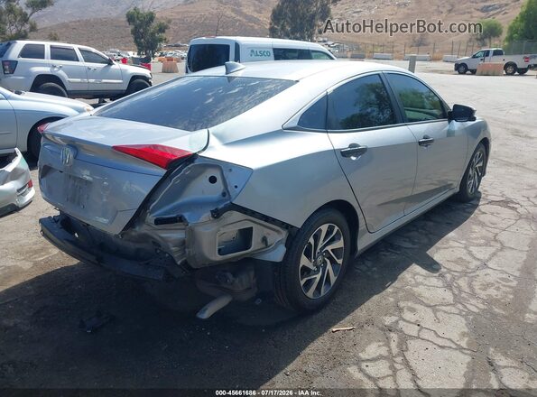 2HGFC2F71JH549559 2018 HONDA CIVIC Silver Trasero derecho