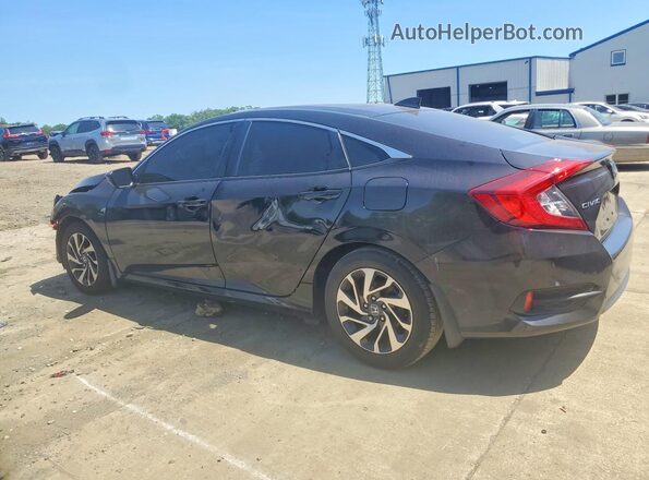 2HGFC2F71JH549688 2018 HONDA CIVIC Black Задня ліва чверть