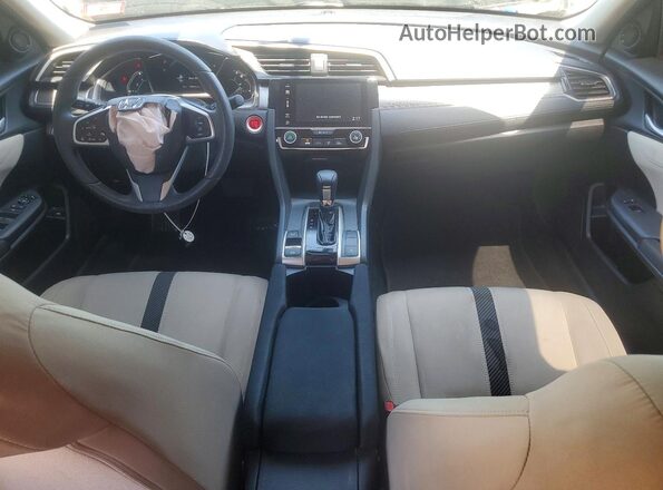 2HGFC2F71JH549688 2018 HONDA CIVIC Black Вид панелі приладів