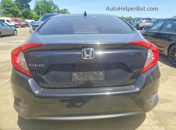 2HGFC2F71JH549688 2018 HONDA CIVIC Black Вид ззаду