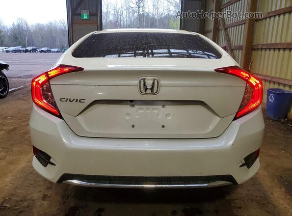 2HGFC2F71LH015240 2020 HONDA CIVIC White Widok z tyłu