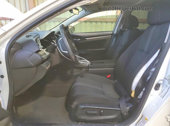 2HGFC2F71LH015240 2020 HONDA CIVIC White Widok wnętrza z przodu