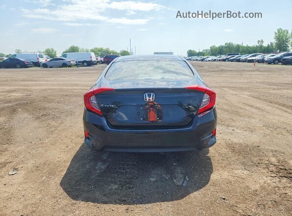 2HGFC2F72GH004995 2016 HONDA CIVIC Black უკანა ხედი