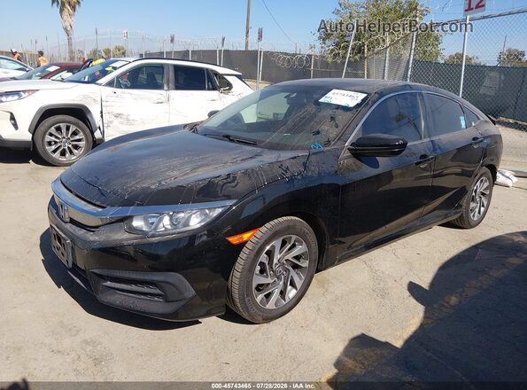 2HGFC2F72GH547991 2016 HONDA CIVIC Black Przód lewy