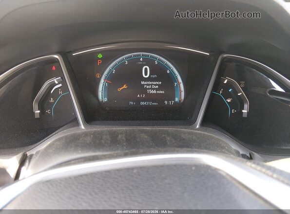 2HGFC2F72GH547991 2016 HONDA CIVIC Black Widok tylnych siedzeń