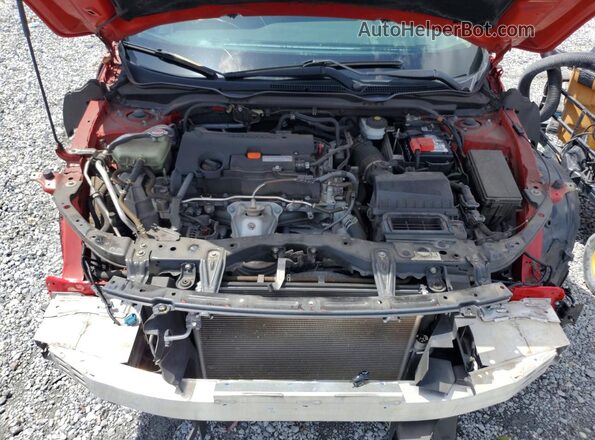 2HGFC2F72GH564841 2016 HONDA CIVIC Red Вид задньої частини салону
