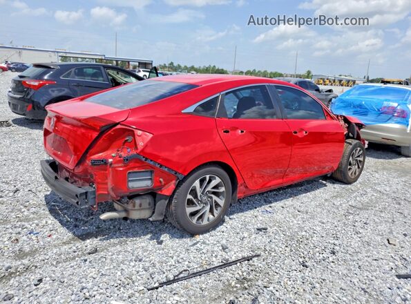 2HGFC2F72GH564841 2016 HONDA CIVIC Red Задня права чверть