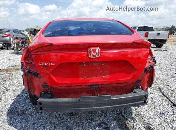 2HGFC2F72GH564841 2016 HONDA CIVIC Red Вид ззаду
