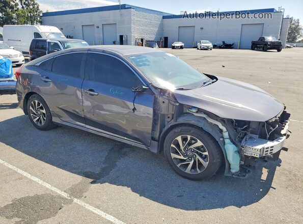 2HGFC2F72GH567576 2016 HONDA CIVIC Gray Առջևի աջ
