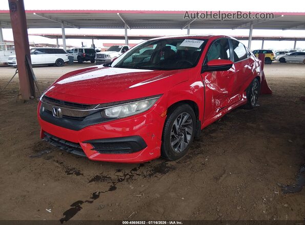 2HGFC2F72HH520663 2017 HONDA CIVIC Red Vista tres cuartos delantera izquierda