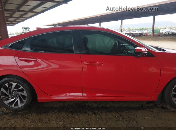 2HGFC2F72HH520663 2017 HONDA CIVIC Red Vista interior trasera