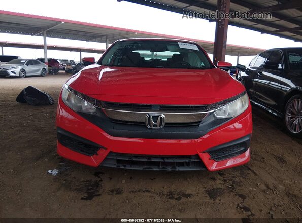 2HGFC2F72HH520663 2017 HONDA CIVIC Red Vista del cuadro de instrumentos