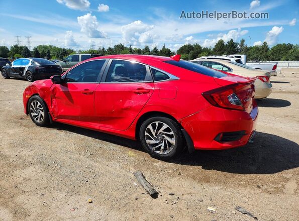 2HGFC2F72HH533817 2017 HONDA CIVIC Red Հետևի ձախ