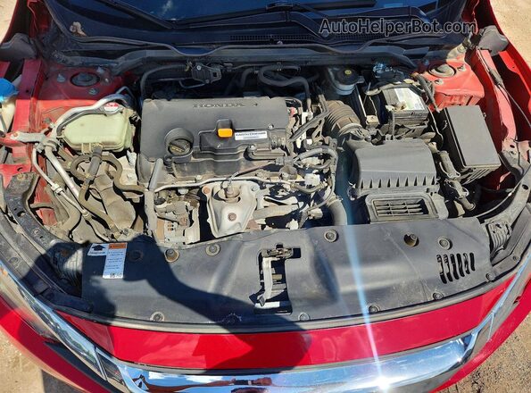 2HGFC2F72HH533817 2017 HONDA CIVIC Red Սալոնի հետևի տեսք