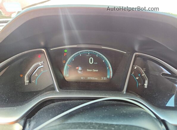 2HGFC2F72HH533817 2017 HONDA CIVIC Red Սարքավորումների վահանակի տեսք