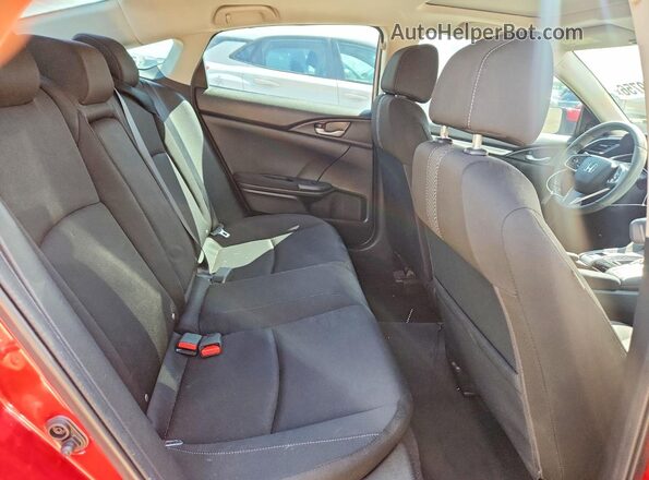 2HGFC2F72HH533817 2017 HONDA CIVIC Red Հետևի նստատեղերի տեսք