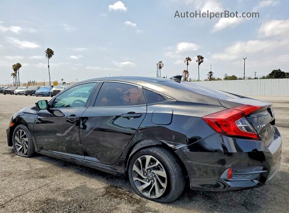 2HGFC2F72HH554926 2017 HONDA CIVIC Black Trasero izquierdo