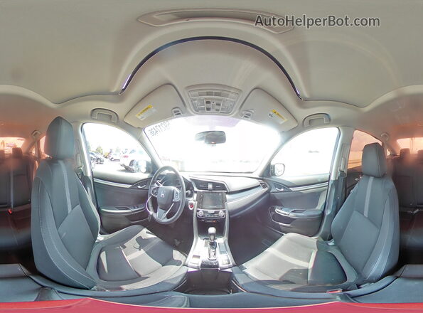2HGFC2F72HH554926 2017 HONDA CIVIC Black Vista de la etiqueta del VIN
