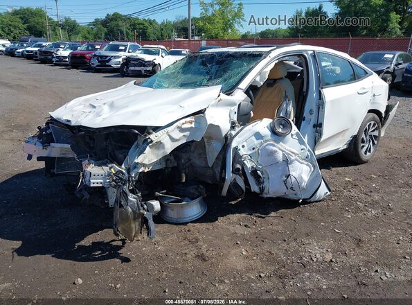 2HGFC2F72JH507515 2018 HONDA CIVIC White Przód lewy