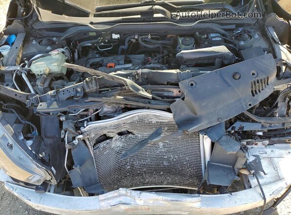 2HGFC2F72KH035222 2019 HONDA CIVIC Black უკანა სალონის ხედი