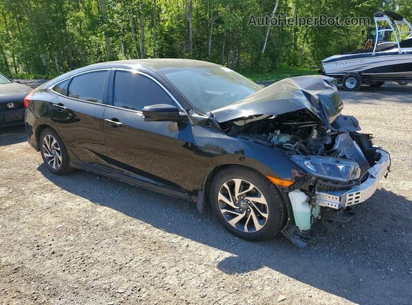 2HGFC2F72KH035222 2019 HONDA CIVIC Black წინა მარჯვენა