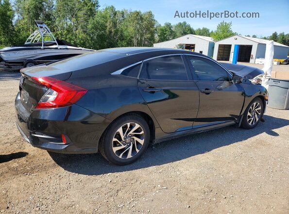 2HGFC2F72KH035222 2019 HONDA CIVIC Black უკანა მარჯვენა