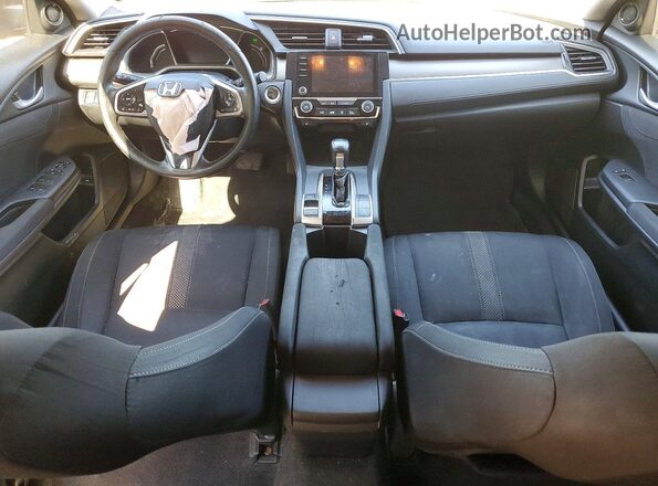 2HGFC2F72KH035222 2019 HONDA CIVIC Black წინა პანელის ხედი