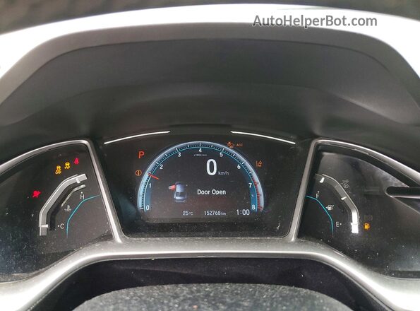 2HGFC2F72MH009464 2021 HONDA CIVIC White Widok zestawu wskaźników